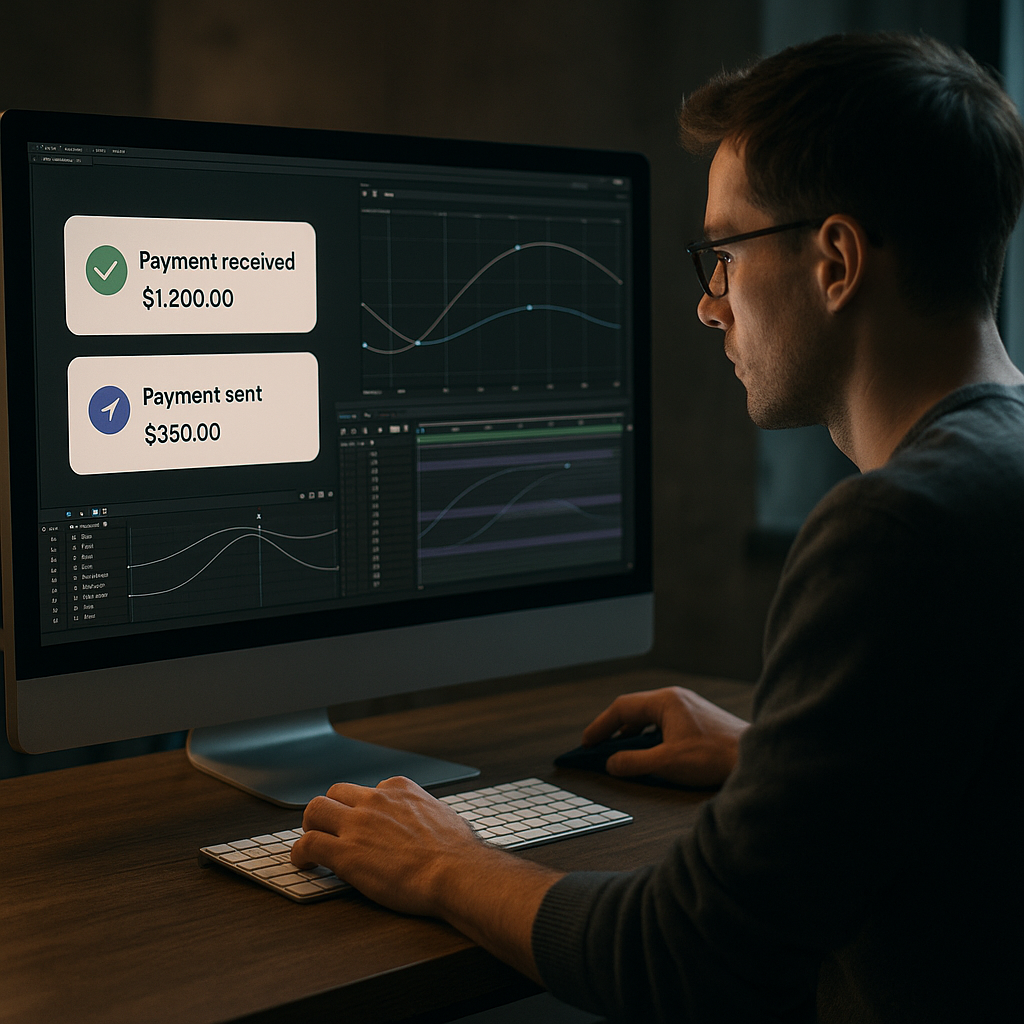 An image illustrating How to Animate Payment Notifications in After Effects for Modern Finance Apps