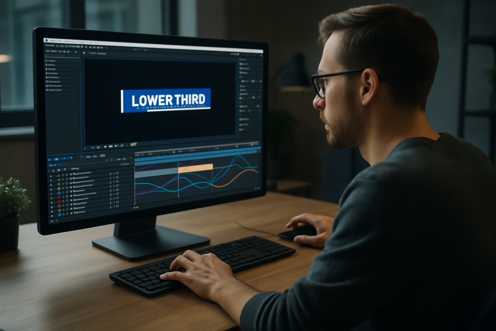 An image illustrating How to Create Animated Lower Thirds in After Effects Like a Pro
