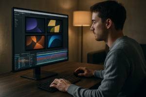 An image illustrating How To Create Split Screen Videos In After Effects Step By Step