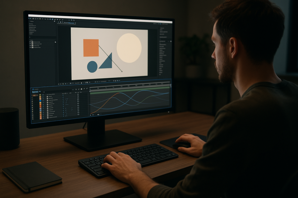 An image illustrating Clean Motion Design Inspiration for Editors Working in After Effects