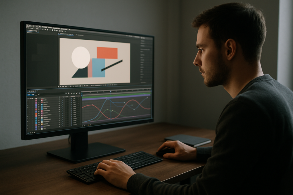 An image illustrating How to Learn Motion Design with a Practical After Effects Learning Path
