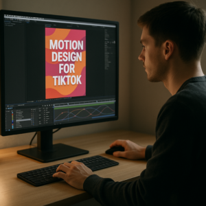 An image illustrating Motion Design for TikTok in After Effects: A Complete Workflow Guide