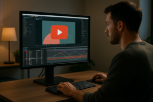 An image illustrating Motion Design for YouTube: A Complete Workflow Guide in After Effects