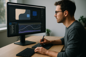 An image illustrating Satisfying UI Animations in After Effects: A Practical Guide for Editors and Motion Designers