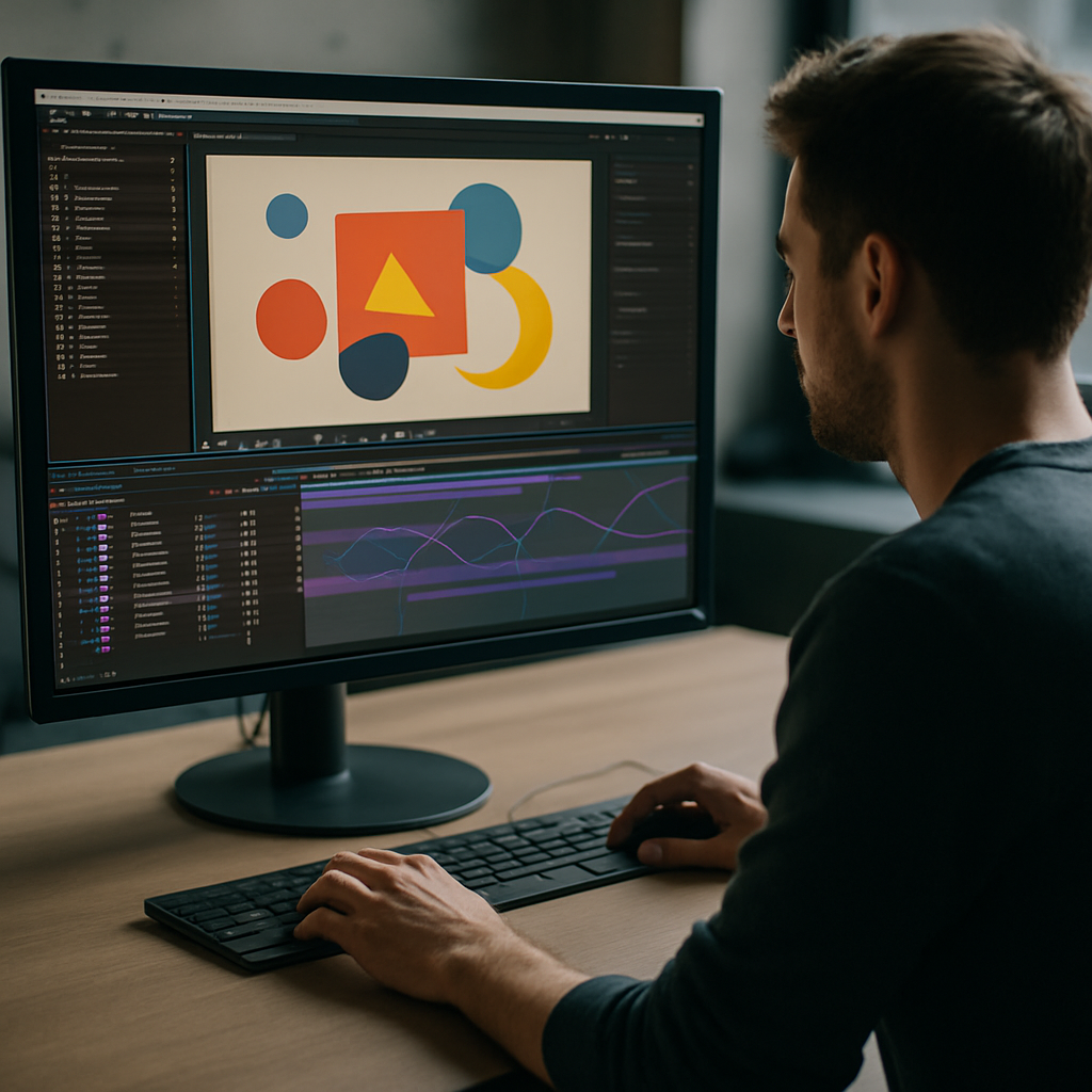 An image illustrating 2D Motion Graphics Inspiration Ideas for Modern After Effects Creators