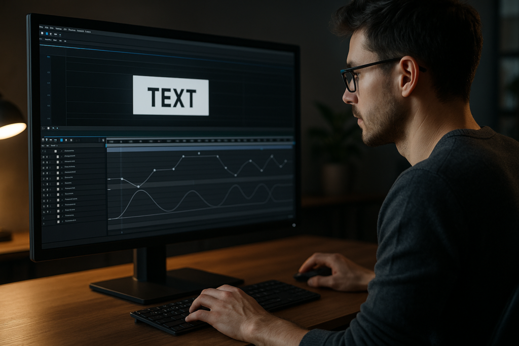An image illustrating How To Master Text Animation in After Effects Like a Pro Editor