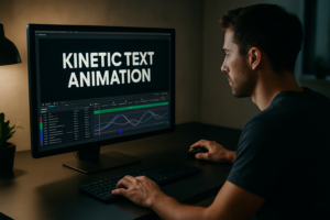 An image illustrating Kinetic Text Animation Tutorial for After Effects Editors and Motion Designers