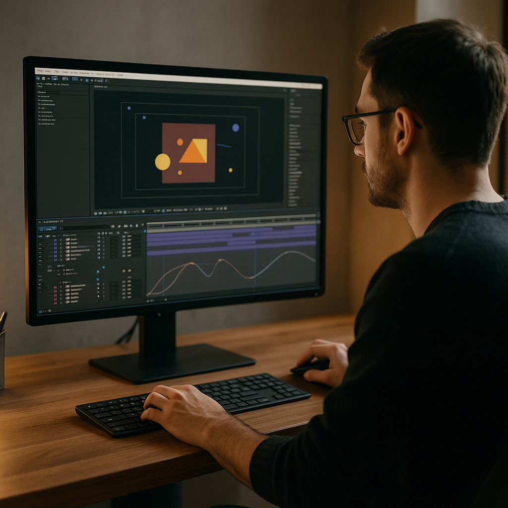 An image illustrating Motion Design Shortcuts and Workflow Systems for Faster After Effects Projects