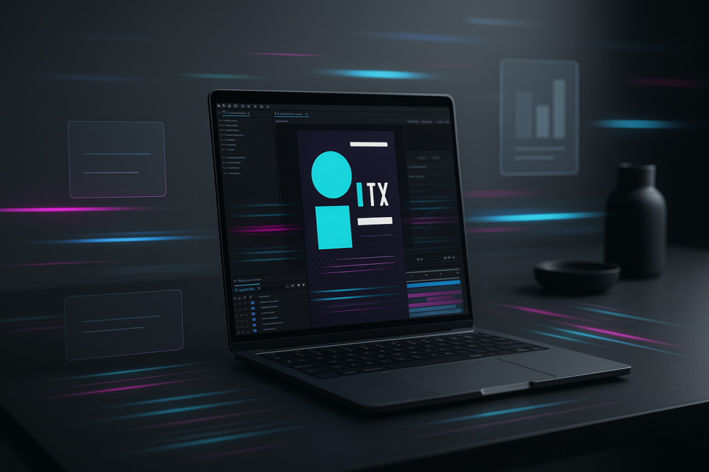 Screenshot showcasing an After Effects template pack designed for YouTube Shorts with vertical motion graphics